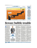 Beware Bubble Trouble -Daily Telegraph