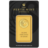 Perth Mint Minted Gold Bar 50g