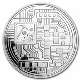 Silver Bitcoin Round 1oz
