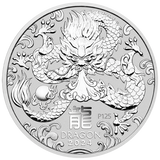 2024 Perth Mint Silver Lunar Dragon Coin 1/2oz