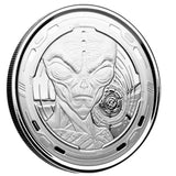 2022 Scottsdale Mint Silver Ghana Alien Coin 1oz