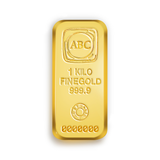 ABC Bullion Cast Gold Bar 1kg