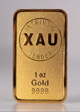 Intrinsic Tender XAU Minted Gold Bar 1oz